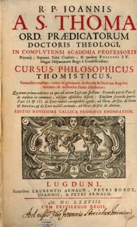 Cursus philosophicus thomisticus