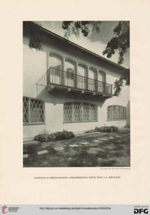 Landhaus H.- Berlin-Dahlem