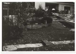 Garten Dir. Harald Schweitzer, Berlin-Grunewald: Treppe aus dem Garten zum Wohnhaus