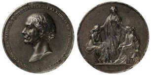 Dänemark: Medaille auf das 50jährige Amtsjubiläum des Architekten Christian Frederik Hansen