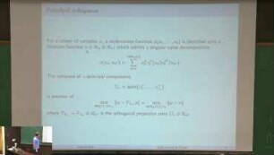 Principal component analysis for the approximation of high-dimensional functions in tree-based tensor formats