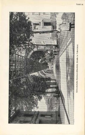 Tafel 14. Schwebebahn Barmen-Elberfeld, Straße in Vohwinkel