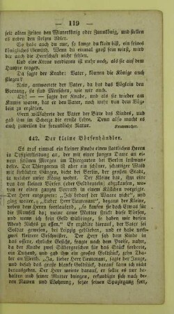 142. Der kleine Börsenhändler