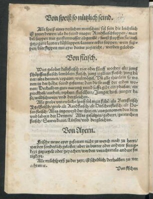 Von speiß so nützlich seind.