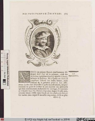 Bildnis Giovanni Benedetto Castiglione, gen. il Grecchetto