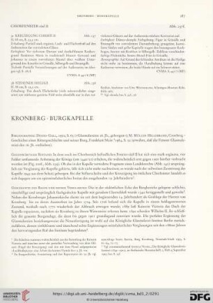 Kronberg, Burgkapelle