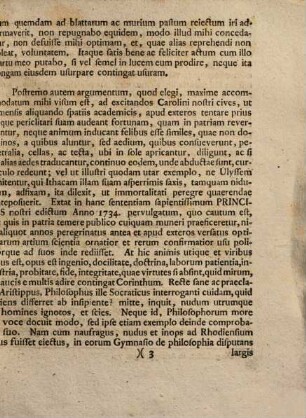 Natalem Qvadragesimvm Sextvm Serenissimi Principis Ac Domini Domini Caroli Gvilielmi Friderici Marggravii Brandenbvrgi Dvcis Porvssiae Et Silesiae ... a. d. XII. Maii A. O. R. MDCCLVII. Celebrandvm ... Exhibet Iohannes Samvel Strebel ...