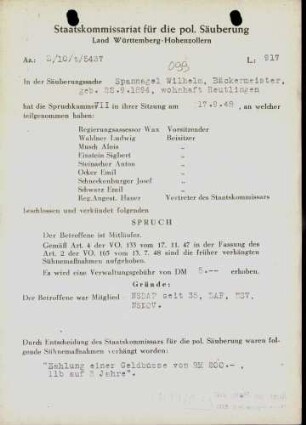 Spannagel, Wilhelm
