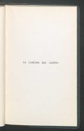 La canción del camino