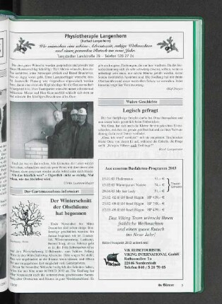 Wahre Geschichte Logisch gefragt