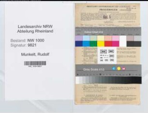 Entnazifizierung Rudolf Munkelt, geb. 07.06.1897 (Landesinspektor)