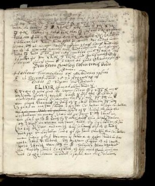 [Chemische und medizinische Rezepte], teils in Geheimschrift
