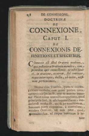 Doctrinae De Connexione.