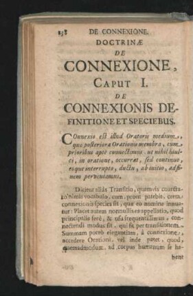 Doctrinae De Connexione.