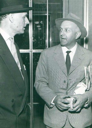 IFF 1958. H. C. Opfermann (München) und Duilio Coletti (Rom) Jury