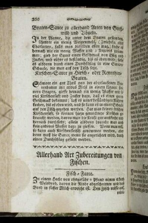 Fisch-Farce. - Gebratnen Aal in Scheiben.