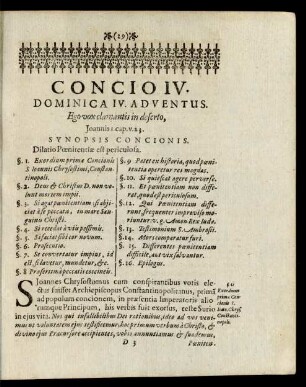 Concio IV. Dominica IV. Adventus.