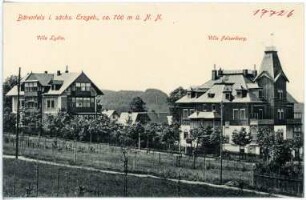 Bärenfels. Villa Lydia und Villa Felsenburg