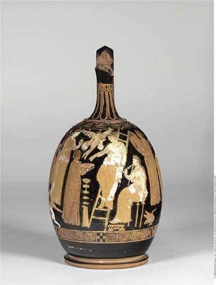 Attisch rotfigurige Bauchlekythos