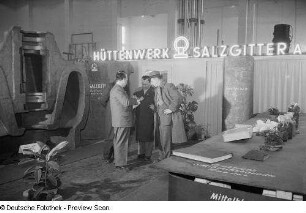Messestand Hüttenwerk Salzgitter AG auf der Leipziger Frühjahrsmesse