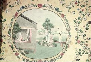 Tapetenbild mit chinesischer Alltagsszene