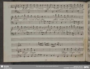 Recitativo: Della face d'amore