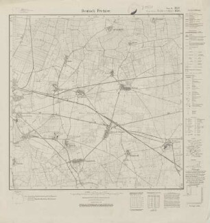 3133 (alte Nr.: 1610) Deutsch Pretzier, Meßtischblatt (4cm - Karte)