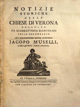Notizie Storiche Delle Chiese Di Verona, Libro Quinto