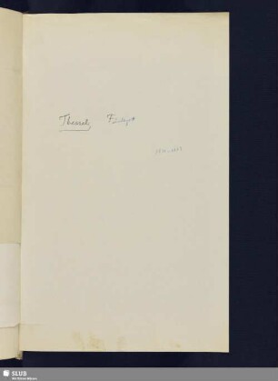 Nr. 356. Thessel, Anton Moritz Fürchtegott
