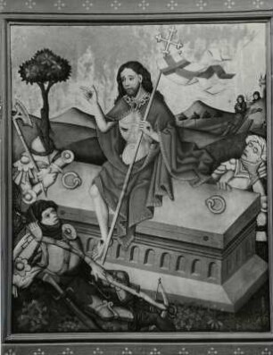 Auferstehung Christi, Altar im Augustiner Museum in Freiburg