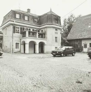 Dresden-Mockritz, Altmockritz 12. Bauernhof (1808, 1925). Großes Wohnhaus