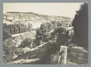 Rothenburg, Blick ins Taubertal