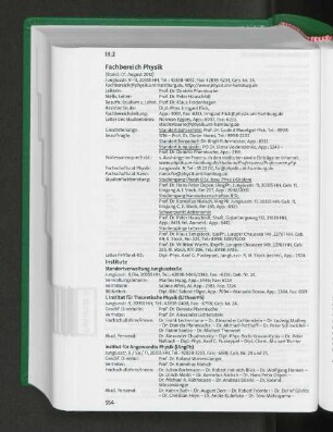Fachbereich Physik