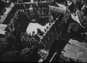 Blois, Schloss, Gesamtanlage in Aufsicht