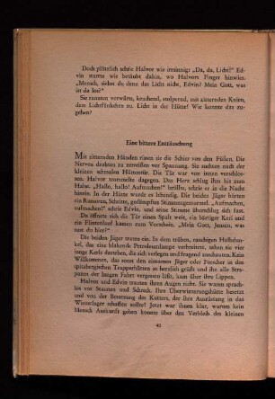 Eine bittere Enttäuschung