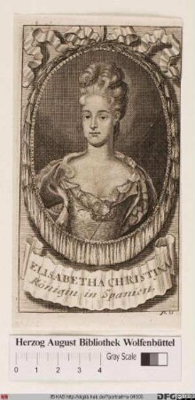 Bildnis Elisabeth Christine, römisch-deutsche Kaiserin, geb. Prinzessin zu Braunschweig-Blankenburg