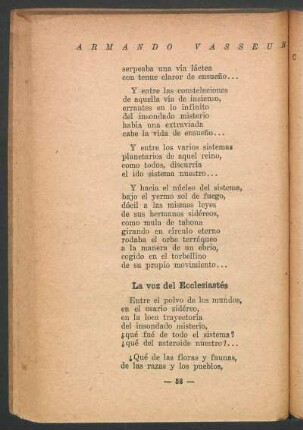 La voz del Eclesiastés