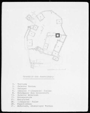 Pelm, Kasselburg, Grundriss