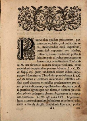 Lectori benevolo s. p. d. D. Iohannes Florens Rivinus : [Programma de quaestione, ad quos ius alendi et educandi liberos expositos proprie spectet?]