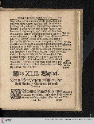 Das XLII. Capitel