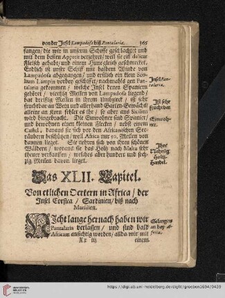 Das XLII. Capitel