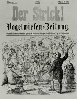 Der Strick, Vogelwiesen-Zeitung, Nr. 1