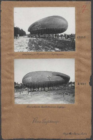 Fesselballone: Freimachen des Fesselballons zum Aufstiege