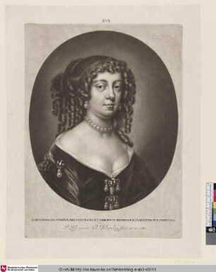 [Porträt der Katharina Henriette von Braganza, Königin von England]