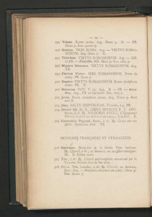Monnaies françaises et étrangères