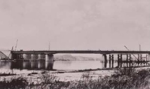 Polen, Stettin, Autobahnbrücke im Bau, um 1936