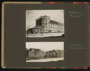 Wohnhaus, Berlin-Tempelhof; Siedlung, Berlin-Friedrichshagen: Ansichten