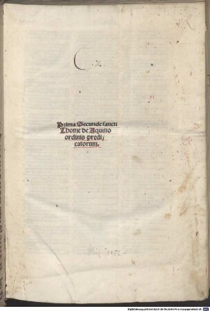 Summa theologiae : P. 2,1