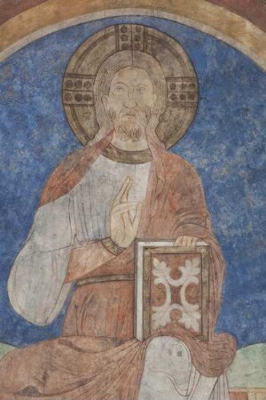 Das neue Jerusalem — Majestas Domini mit Heiligen und Stiftern — Majestas Domini — Christus