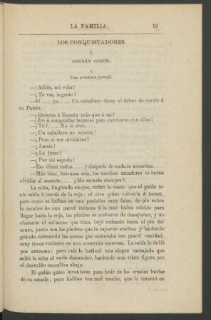 Los Conquistadores. - [Capítulo] I. - Hernán Cortés.